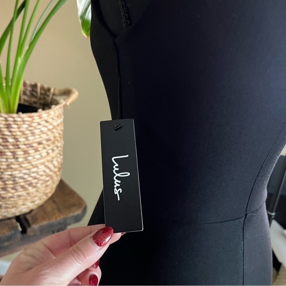 𝅺LULU’S Be Me Black Sleeveless Bodycon Dress - Picture 11 of 16